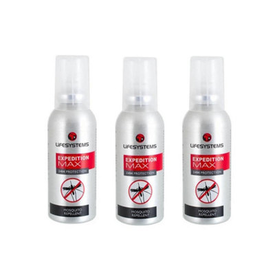 B&Q -  Triple Pack Mosquito Insect Repellent Pump Spray Expedition Max 3X 100Ml