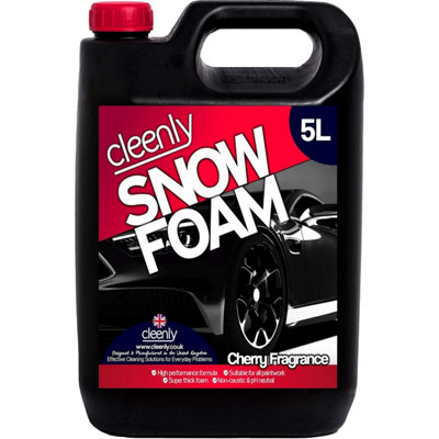 Cleenly Cherry Snow FoamHigh Performance Formula With Super Thick Foam 5L from B&Q