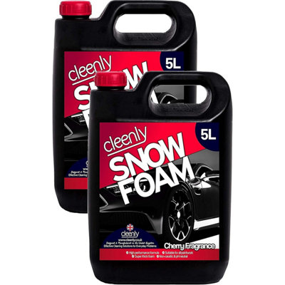 Cleenly Cherry Snow FoamHigh Performance Formula With Super Thick Foam 10L from B&Q