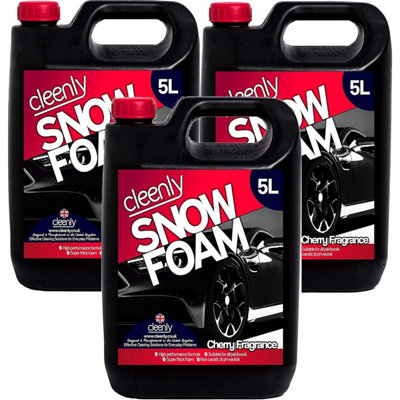 Cleenly Cherry Snow FoamHigh Performance Formula With Super Thick Foam 15L from B&Q