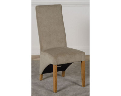 That's Furniture Lola Grey Fabric Dining Chairs For Dining Room Or Kitchen