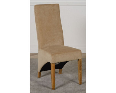 That's Furniture Lola Beige Fabric Dining Chairs For Dining Room Or Kitchen