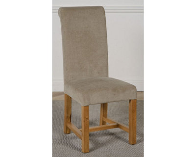 Rackhams Grey Washington Fabric Dining Chair - 1 - Image 4