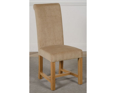 That's Furniture Beige Washington Fabric Dining Chair - 1 - Image 4