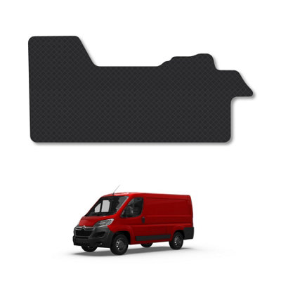 Citroen Relay (2006+) Rubber Car Mats Tailored Fit Durable Waterproof Van Mats Custom Fit By Car Mat Co from B&Q