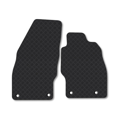 Car Mat Co Vauxhall Corsa Van D 2006-2014 Car Van Floor Mats Rubber Tailored Fit 2Pcs Set from B&Q