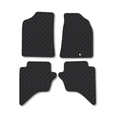 Car Mat Co Floor Mats For Ford Ranger (2006-2012) (Double Cab) Rubber Tailored Van Mat Set from B&Q
