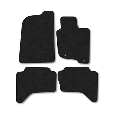 Car Mat Co Floor Mats For Mitsubishi L200 (06-15) (Double Cab) Carpet Tailored Van Mat Set from B&Q