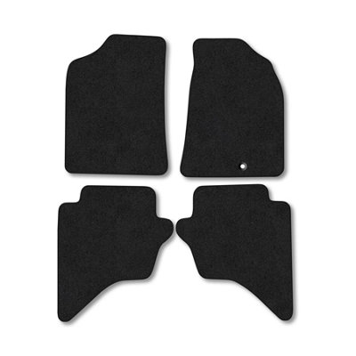 Car Mat Co Ford Ranger Floor Mats For 2006-2012 Double Cab Heavy Duty Tailored Rubber Mats from B&Q
