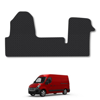 Car Mat Co Floor Mats For Renault Master 2010-21Rubber Tailored Fit Van Mat Set Heavy Duty from B&Q