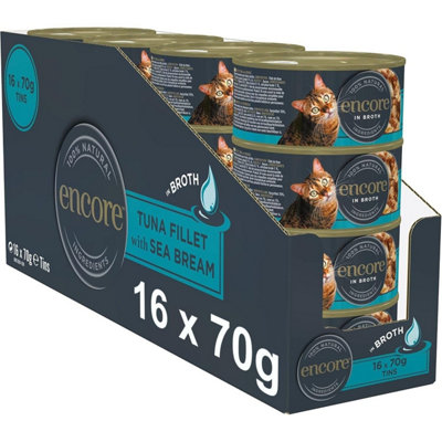 16 X 70G Encore Cat Tin Tuna With Sea BreamEurope