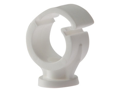 B&Q -  Forge Pipe Clip Snap Over Top 15mm Bag Of 100