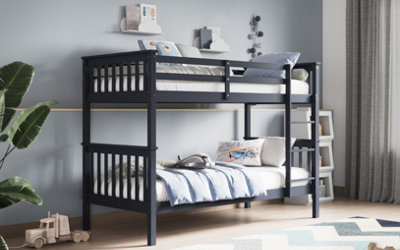B&Q -  Zoom Wooden Bunk BedGrey