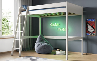 Noomi Tera White Small Double High Sleeper - Image 5