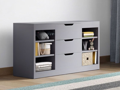 Flair Grey Charlie Drawer Unit - Image 4