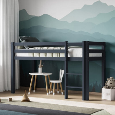 Flair Elara Wooden Shorty Midsleeper (75X175cm) - Grey