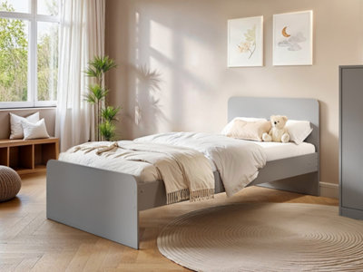 B&Q -  Wizard Single Bed Frame Grey