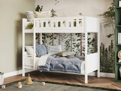 B&Q -  Bea Shorty Wooden Bunk Bed (75X175Cm)White