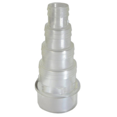 Aquacadabra Solvent Weld Clear Hosetail 1.5" / 38mm Clear from B&Q