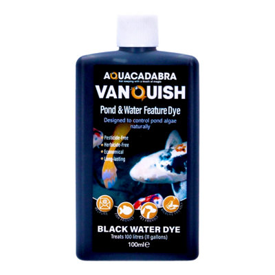Vanquish Pond Dye Water Colour Greenwater Treatment Algae Blanketweed Control 100Ml from B&Q