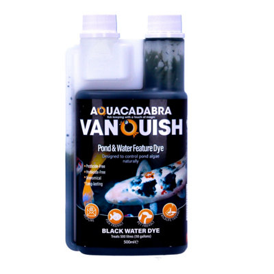 Vanquish Pond Dye Water Colour Greenwater Treatment Algae Blanketweed Control 500Ml from B&Q