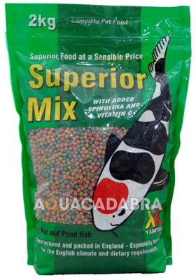  - Kockney Koi Superior Mix 6mm Fish Food2Kg Bag For Healthy Pond Fish