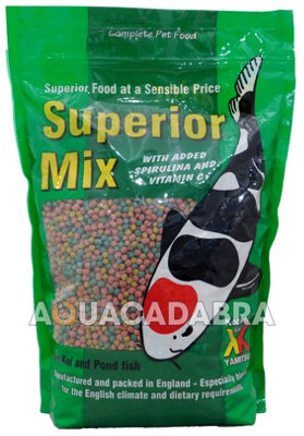 Kockney Koi Superior Mix Fish Food 6mm Pellets Pond 5Kg Koi Yamitsu from B&Q