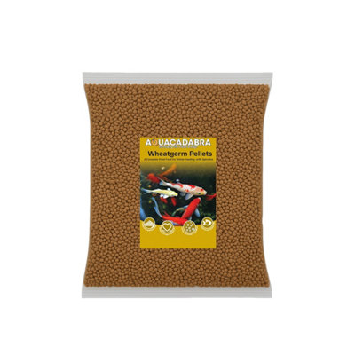 Aquacadabra Pond Wheatgerm Winter Autumn Cold Weather Koi Fish Food Pellets 5Kg from B&Q