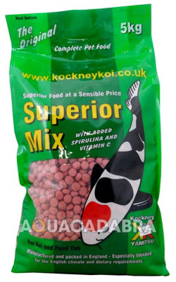  - Kockney Koi Superior Mix 16mm5Kg Bag For Healthy Koi Fish Feeding