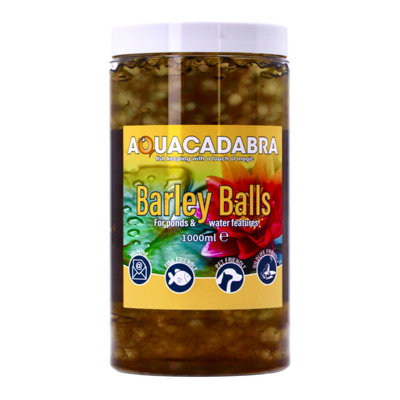 Aquacadabra Barley Straw Extract Balls Pond Water Treatment Blanketweed 1000Ml from B&Q