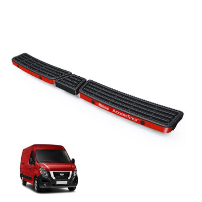 Rhino Accessstep For Nissan Nv400 (2010-2021)Van Rear Safety Access StepWith Reverse Sensors (Black)(Ss306Br) from B&Q