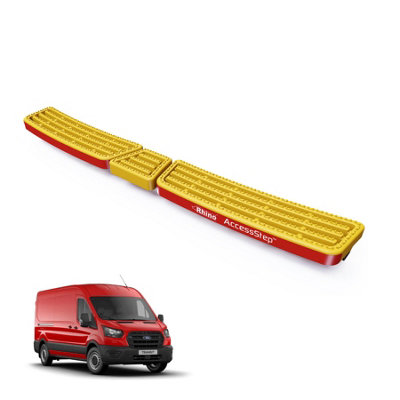 B&Q -  Accessstep For Ford Transit (2018+)Van Rear Safety Access StepNo Reverse Sensors (Yellow)(Ss327Y)