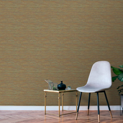 B&Q -  Enchanted Jomon RedOrangeGreen Wallpaper