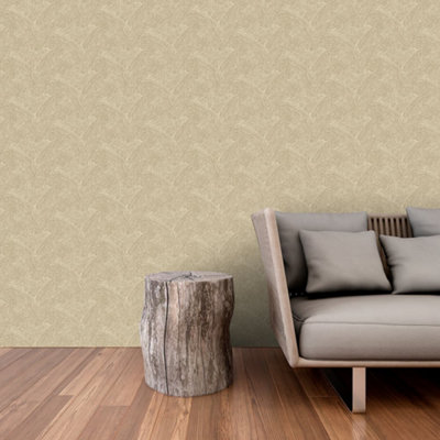 Galerie Enchanted Rulong Dark Natural Wallpaper from B&Q