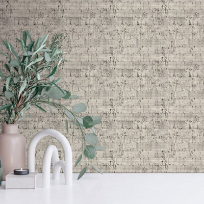 Galerie Enchanted Suber Silver Wallpaper from B&Q