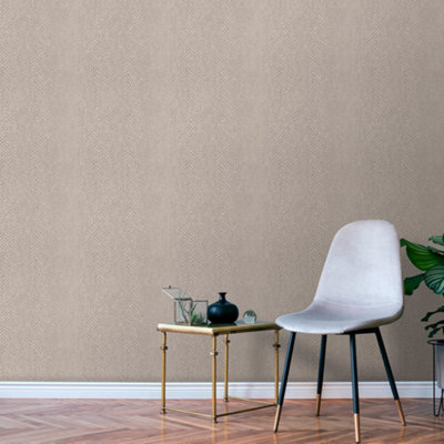 Galerie Enchanted Naja Beige Wallpaper from B&Q