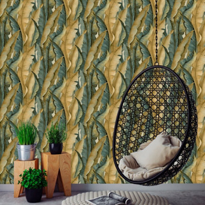 Galerie Enchanted Malay Brown Wallpaper from B&Q
