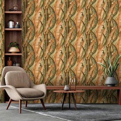 Galerie Enchanted Malay Green Wallpaper from B&Q