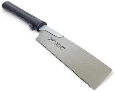 Shogun M-190W Japanese Hassunme Kataba Crosscut Pull Saw 190mm Length from B&Q