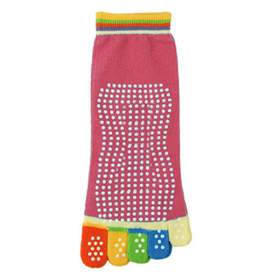 Aquarius Anti-Slip Yoga Socks PinkGripper Footwear For Home RecoveryPilates & Decorating On Hard Floors from B&Q