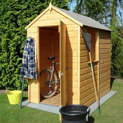 Shire 6X4 Shetland Shiplap Apex Shed from B&Q