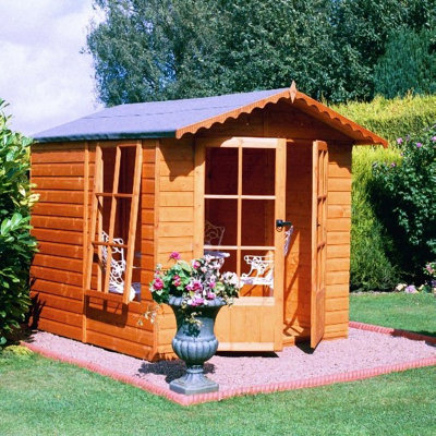 Shire 7X7 Buckingham Shiplap Summerhouse Pressure Treated