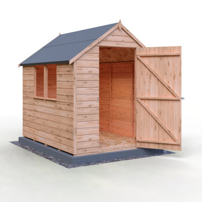 Shire Overlap 7X5 Single Door Value Shed With Window