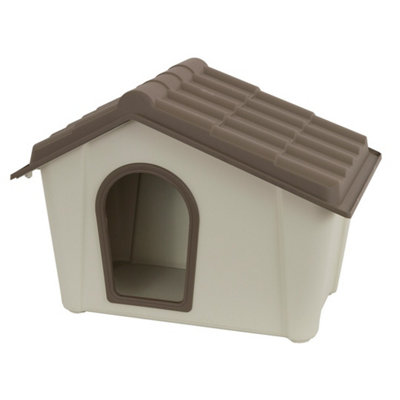 B&Q -  Dog House Plastic Dog Kennel ApproxL592 X W790 X H608 mm