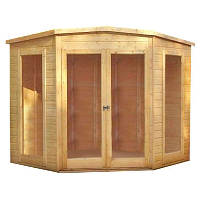 Shire Barclay High Spec Shiplap Summerhouse Garden Sun Room Approx 10 X 10 Feet from B&Q