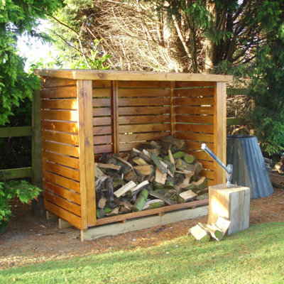 Shire Large Heavy Duty Log Store 6X3 from B&Q