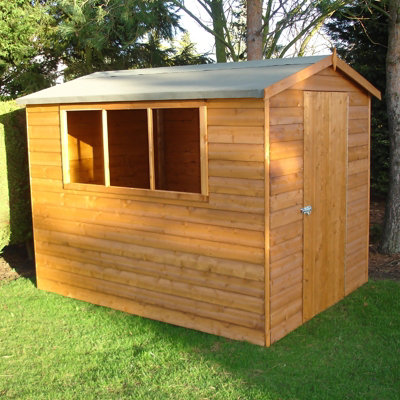 Shire Lewis Handmade Garden Shed Approx 8 X 6 Feet