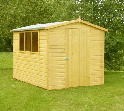 Shire Lewis Handmade Garden Shed Approx 10 X 8 Feet