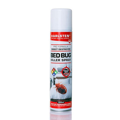 Karlsten Bed Bug Killer Spray 300Ml High-Strength Formula Kills Bed Bugs And Dust Mites On Mattresses And Home Surfaces from B&Q