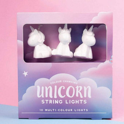 Fizz Creations Unisex Multicolor Unicorn Colour Changing Led String Lights Approx 200Cm Length - Image 7